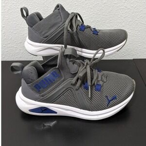 Puma X-Ray Kids Gray Blue Running Sneakers Youth Size 4C Athetic Shoes 193165-13